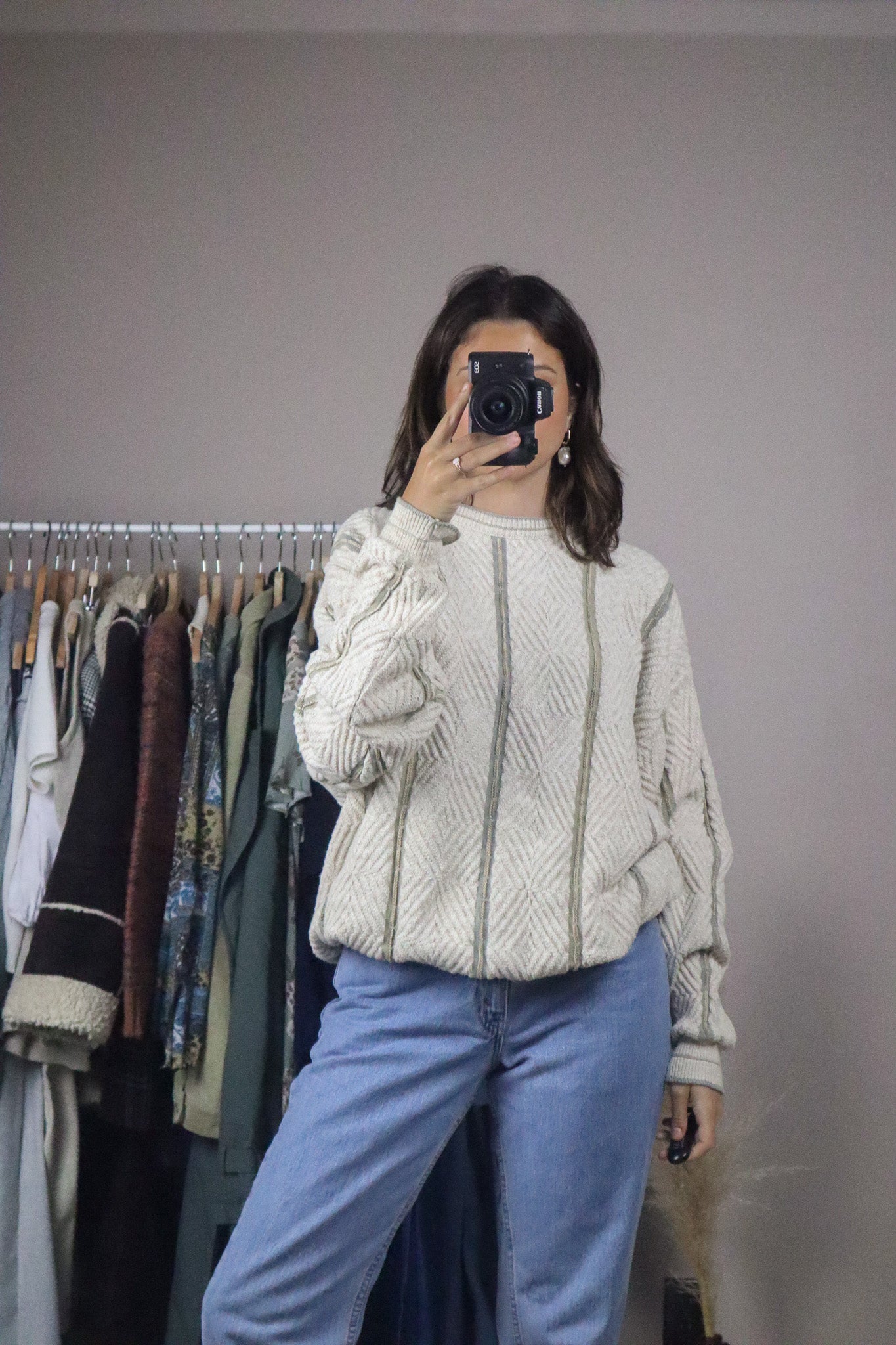 Made in USA x Vintage x Chunky Knit (L/XL)