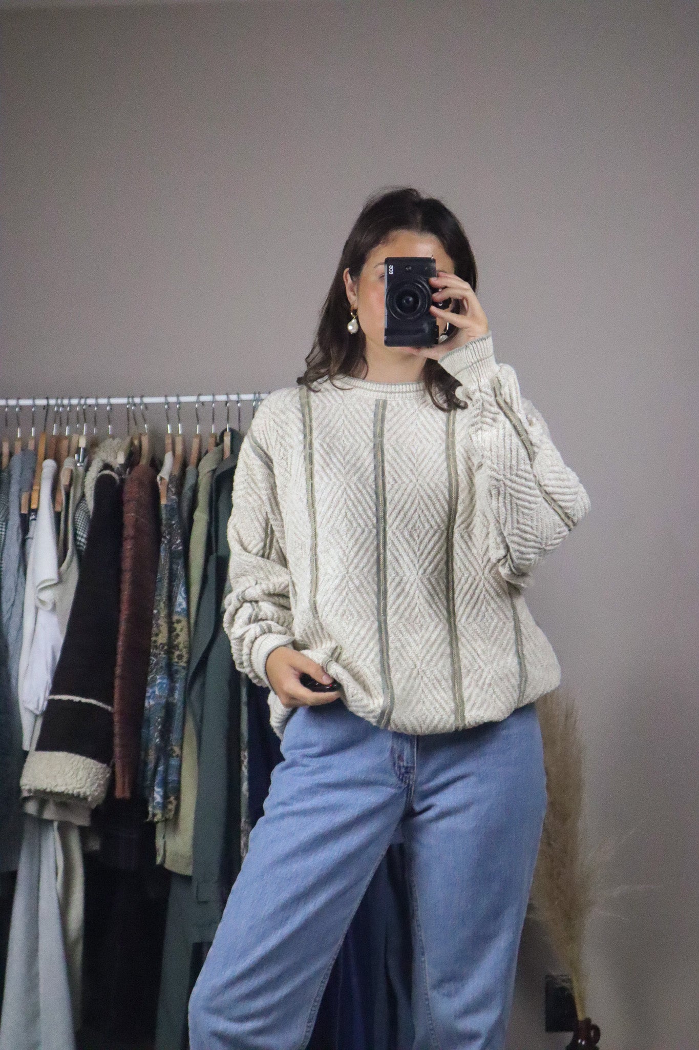 Made in USA x Vintage x Chunky Knit (L/XL)