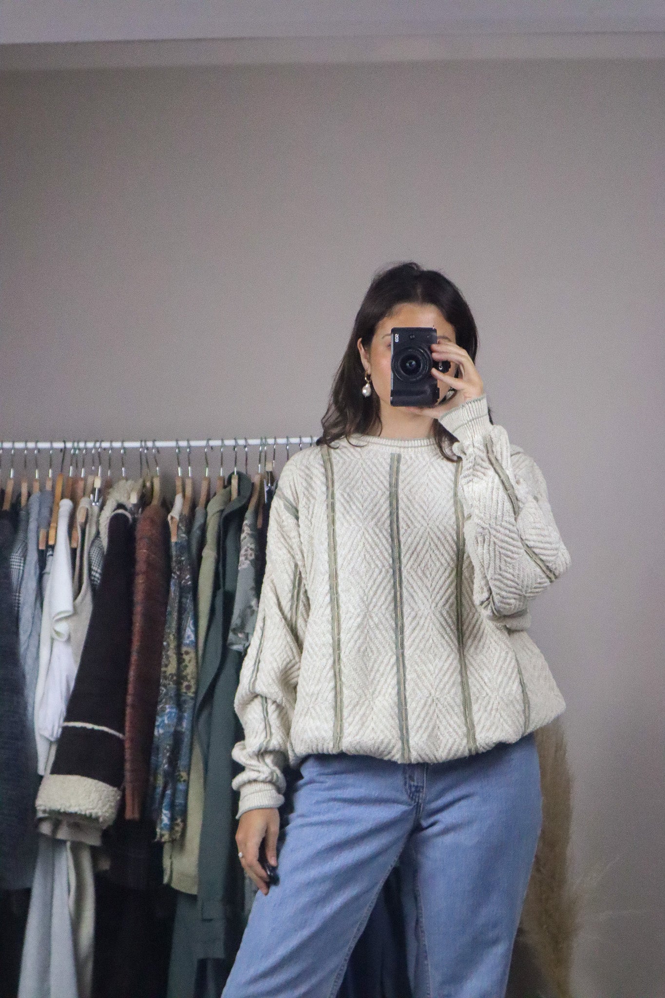 Made in USA x Vintage x Chunky Knit (L/XL)