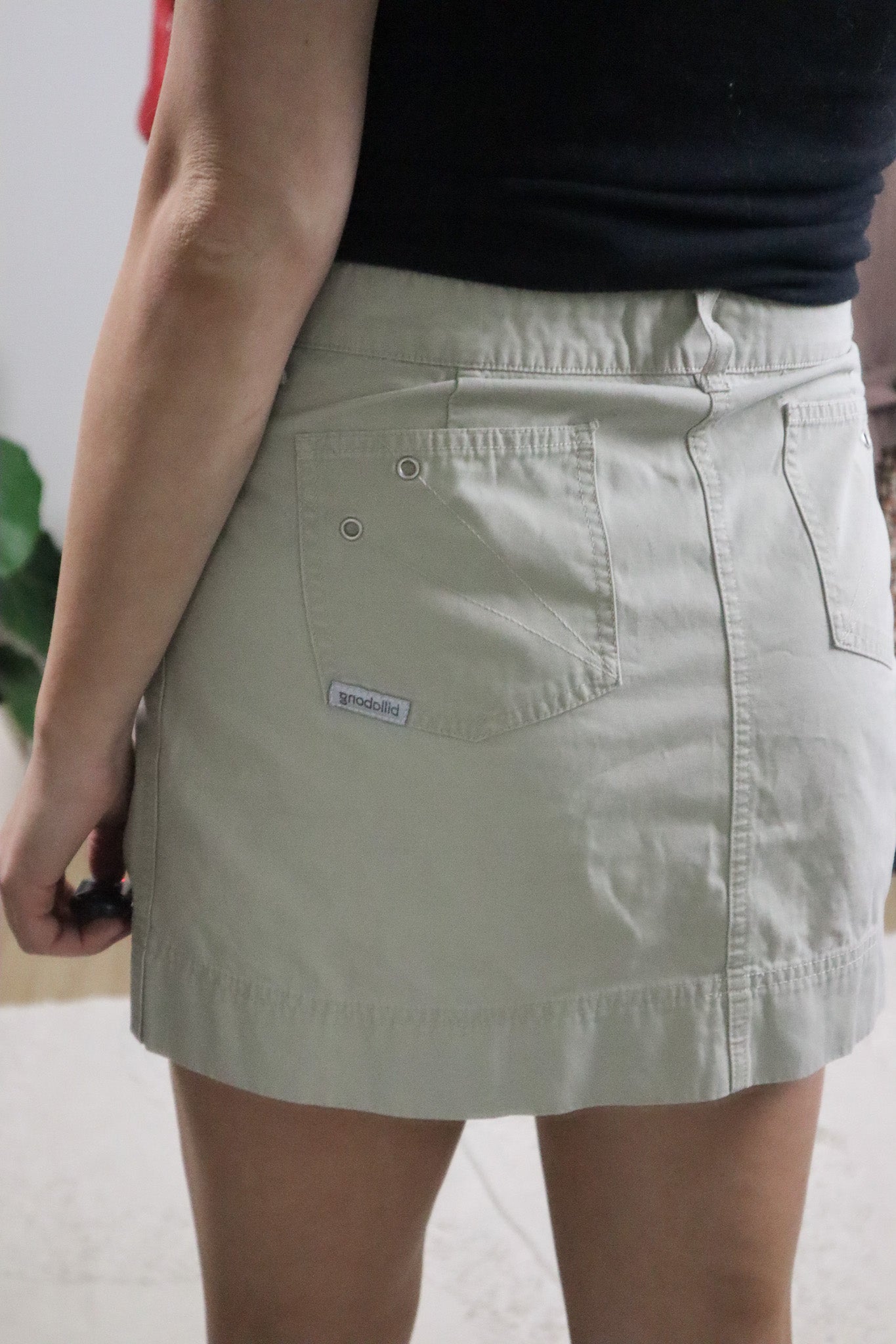 Vintage x Low Rise Cargo Mini Skirt (8)