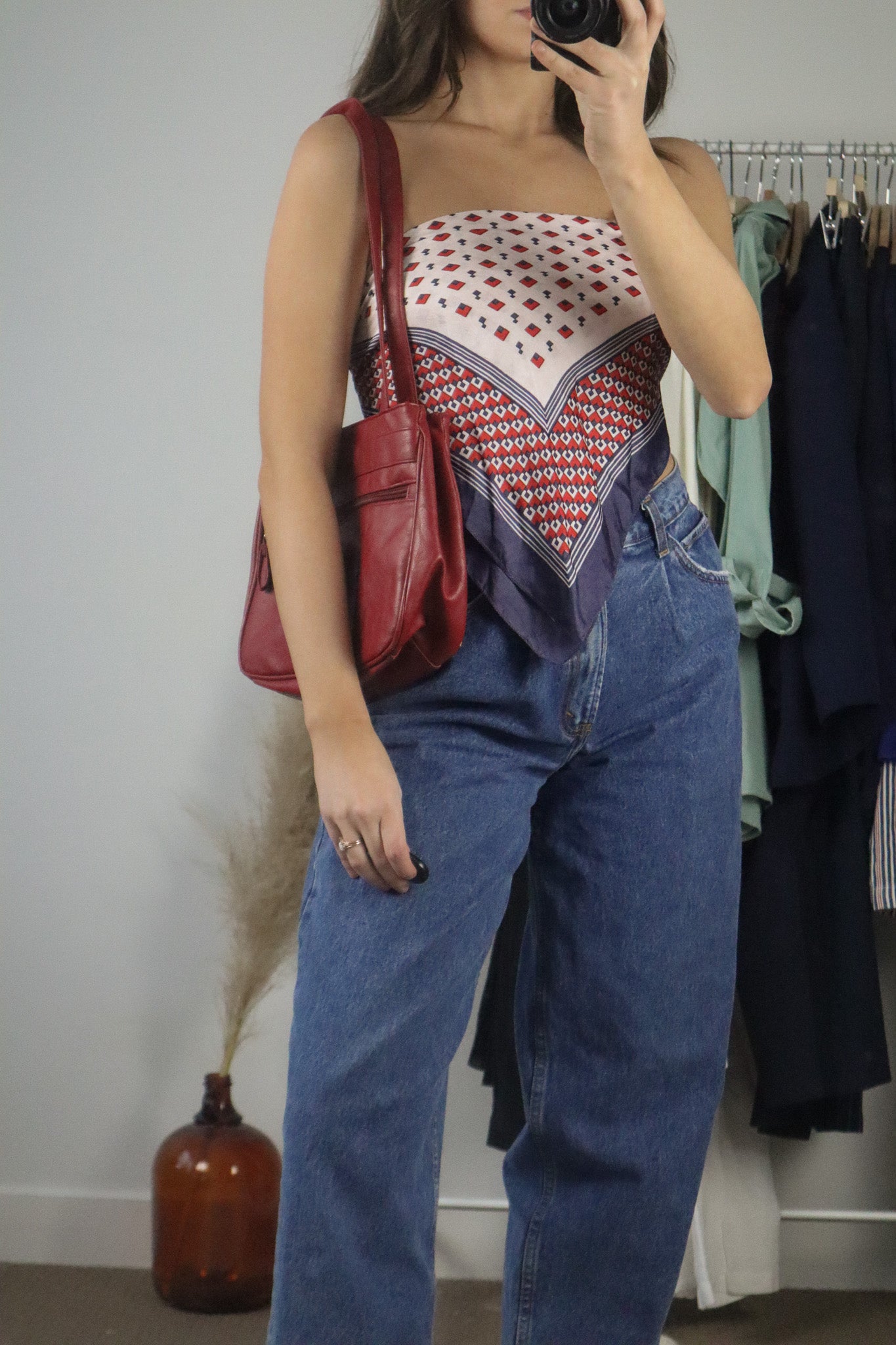 Vintage x Red Purse