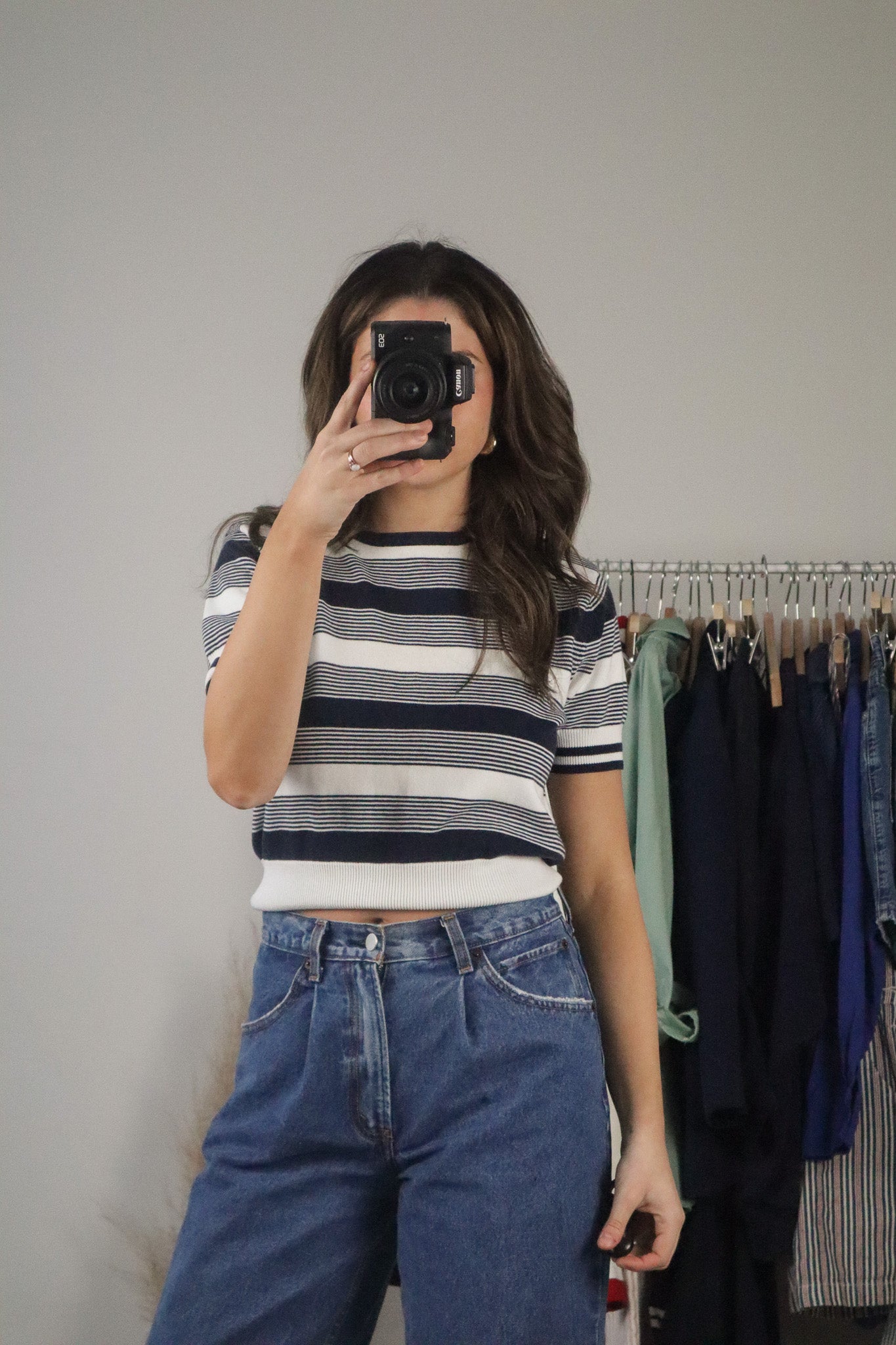 Vintage x Striped T-Shirt (S)