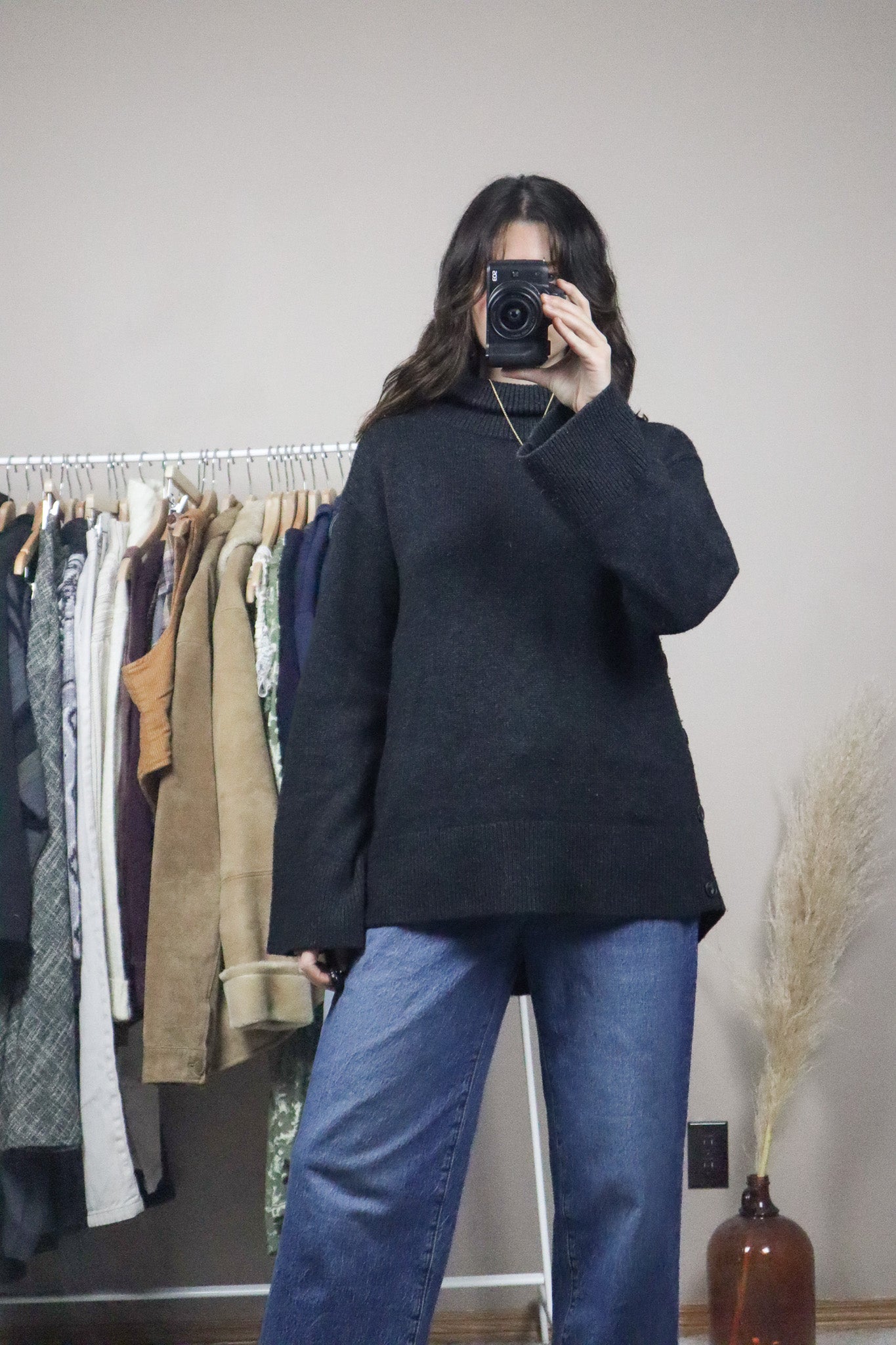 Rag & Bone x Wool & Cashmere Mock Neck Knit (S)