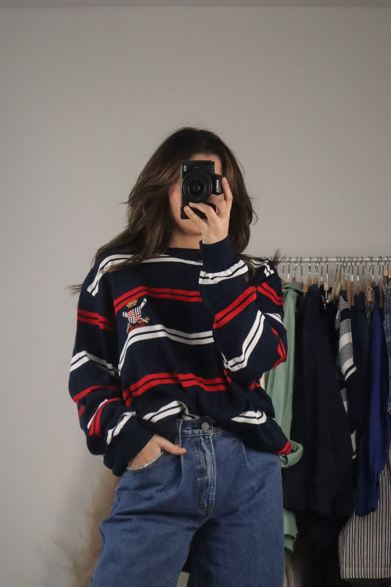 Made in Italy x Striped Crew Neck (XL-3XL)