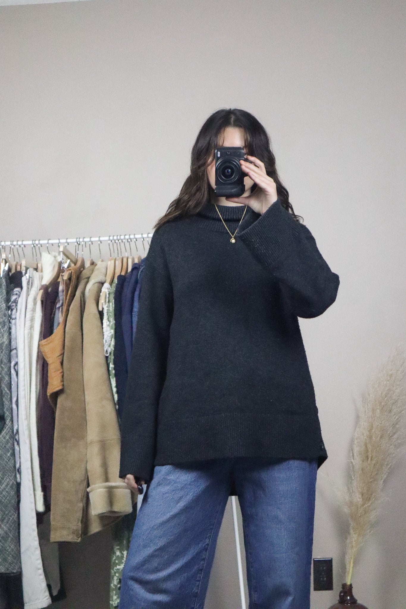 Rag & Bone x Wool & Cashmere Mock Neck Knit (S)