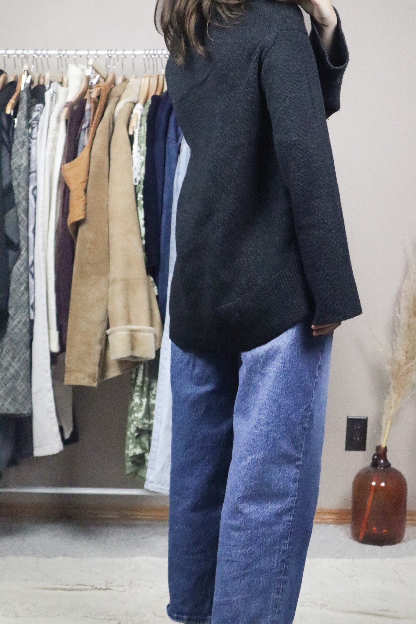 Rag & Bone x Wool & Cashmere Mock Neck Knit (S)