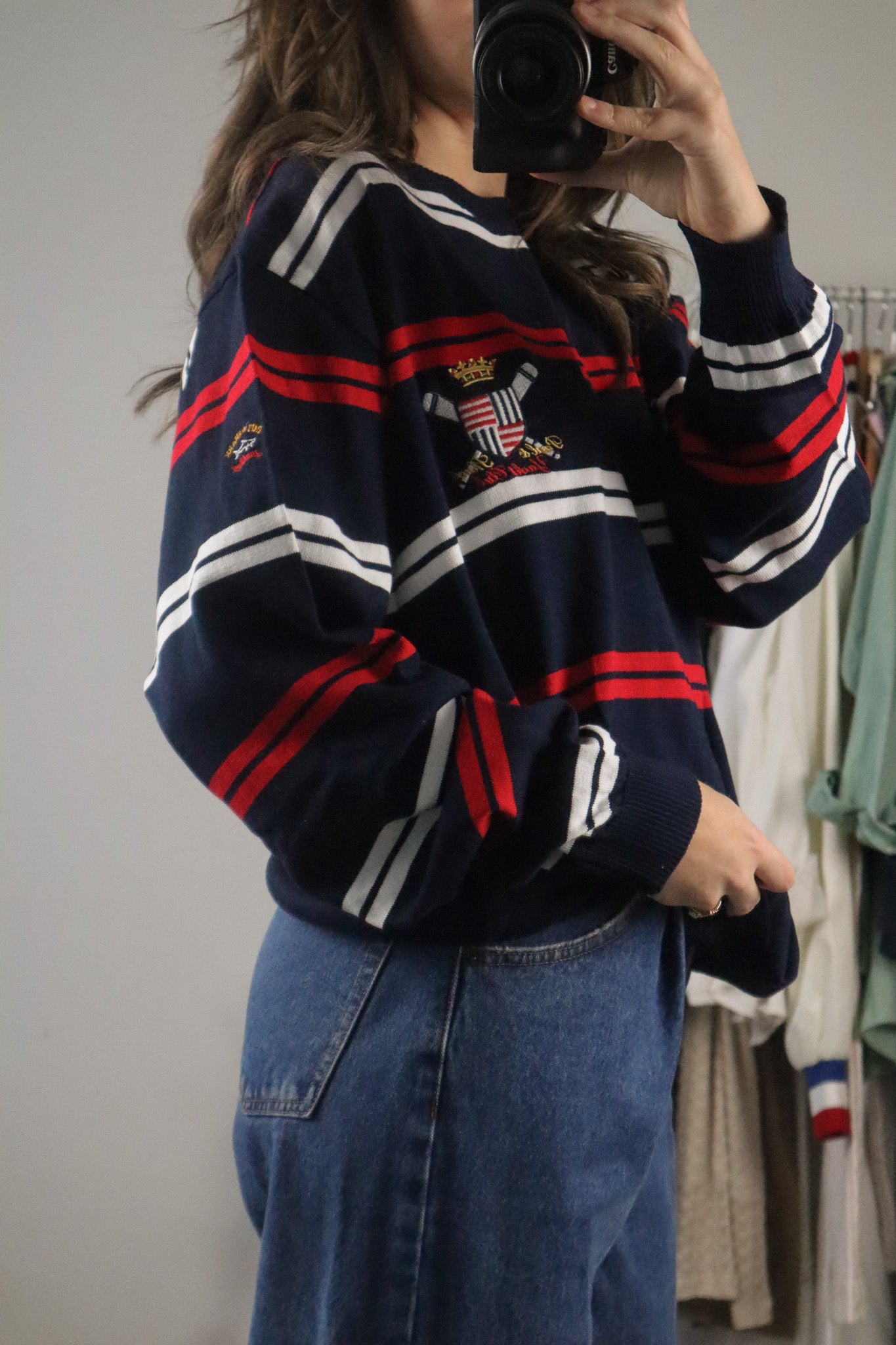 Made in Italy x Striped Crew Neck (XL-3XL)
