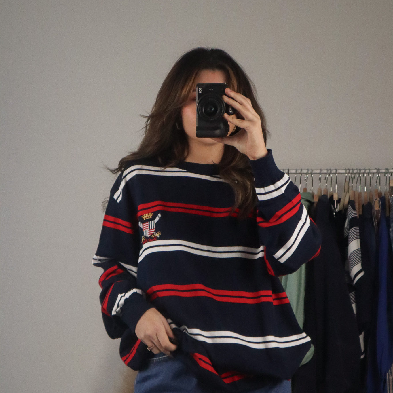 Made in Italy x Striped Crew Neck (XL-3XL)