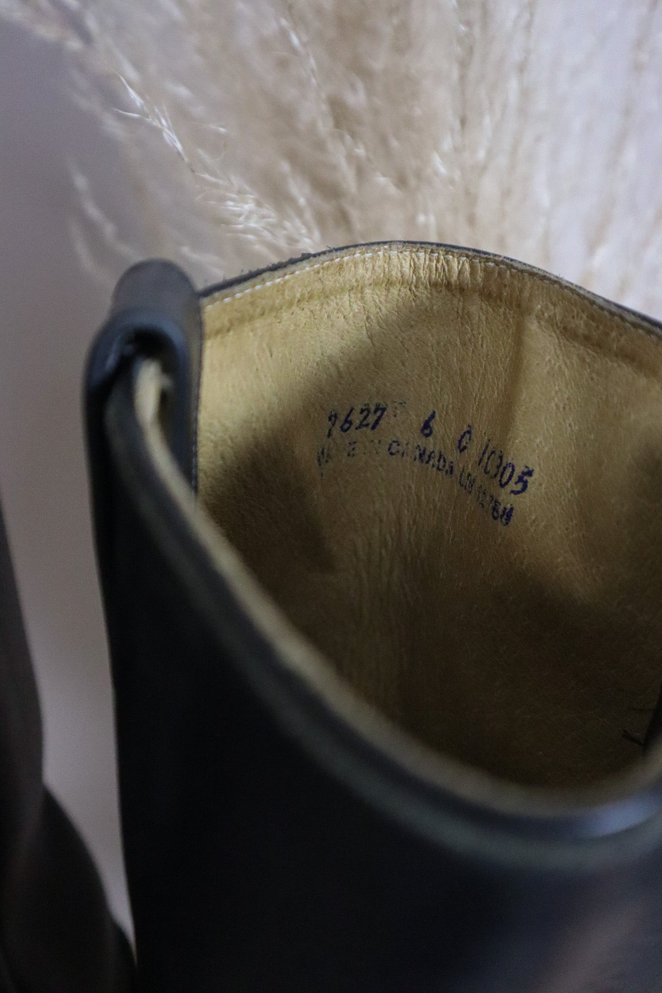 Made in Canada x Vintage x Leather Moto Boots (6/6.5)