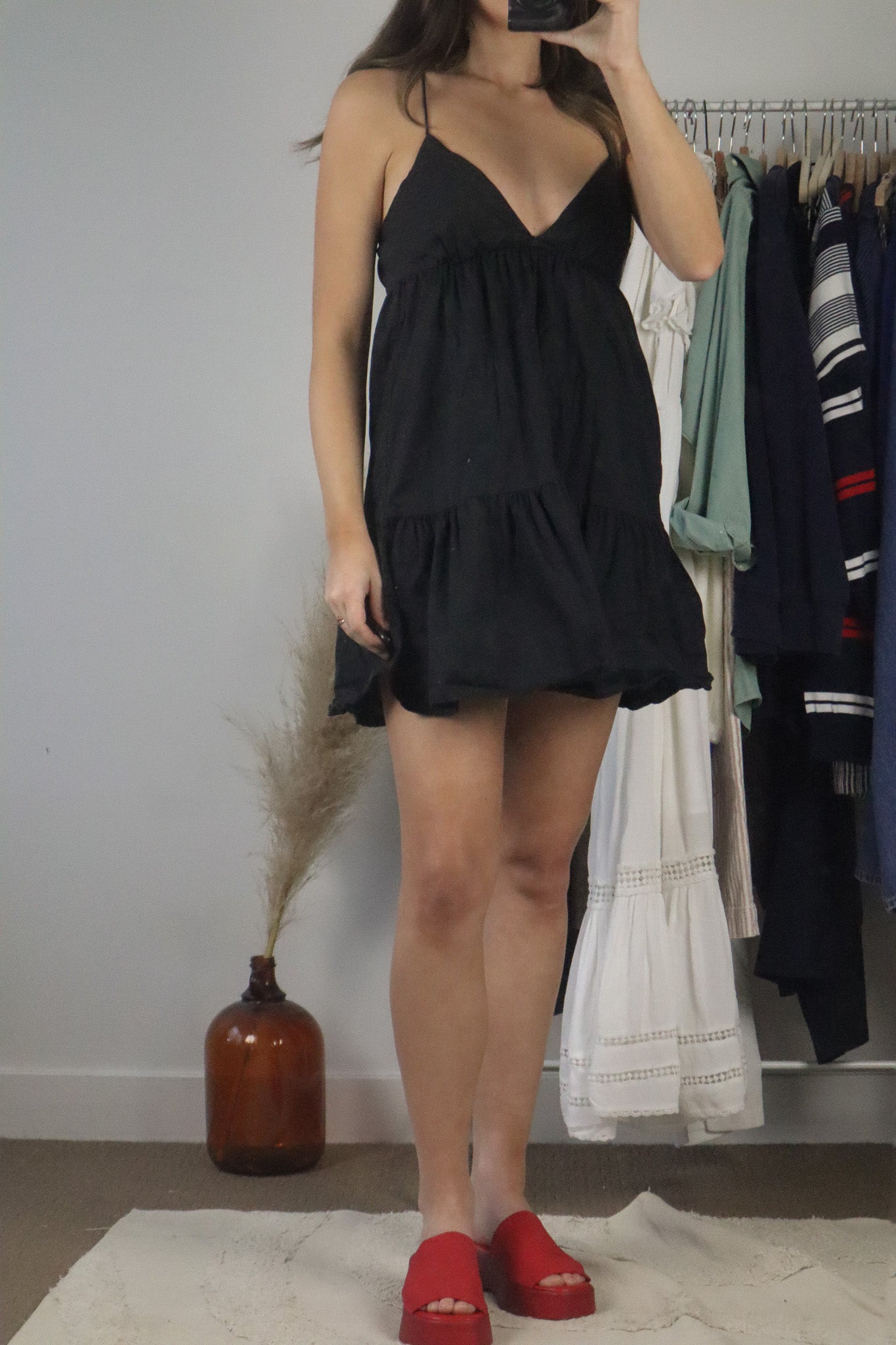 Modern x Open Back Mini Dress (S)