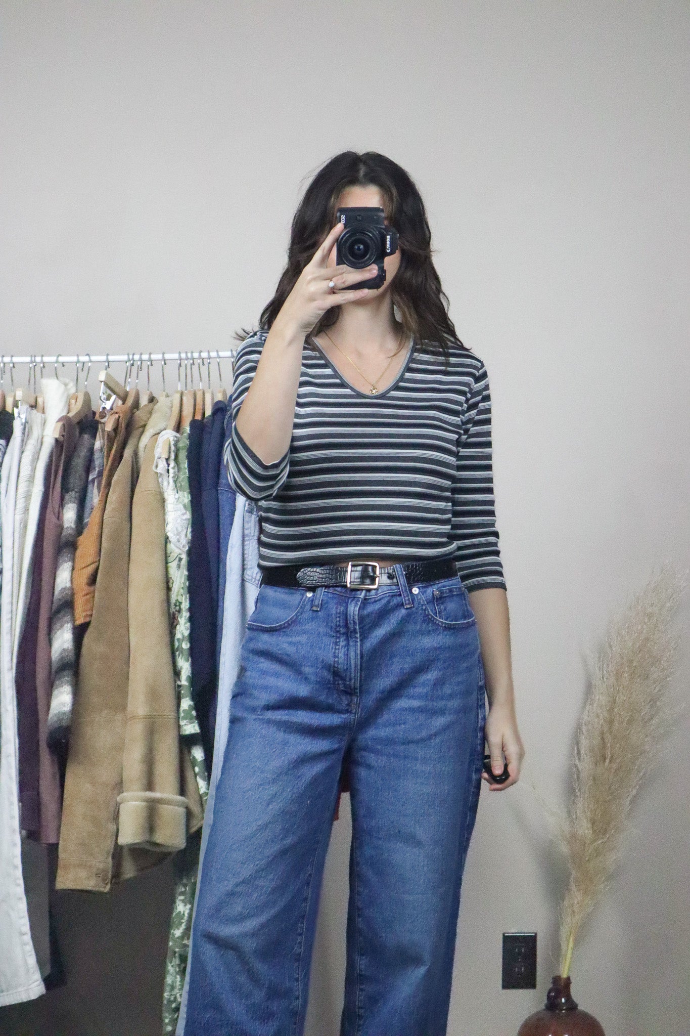 Vintage x Striped Top (M)