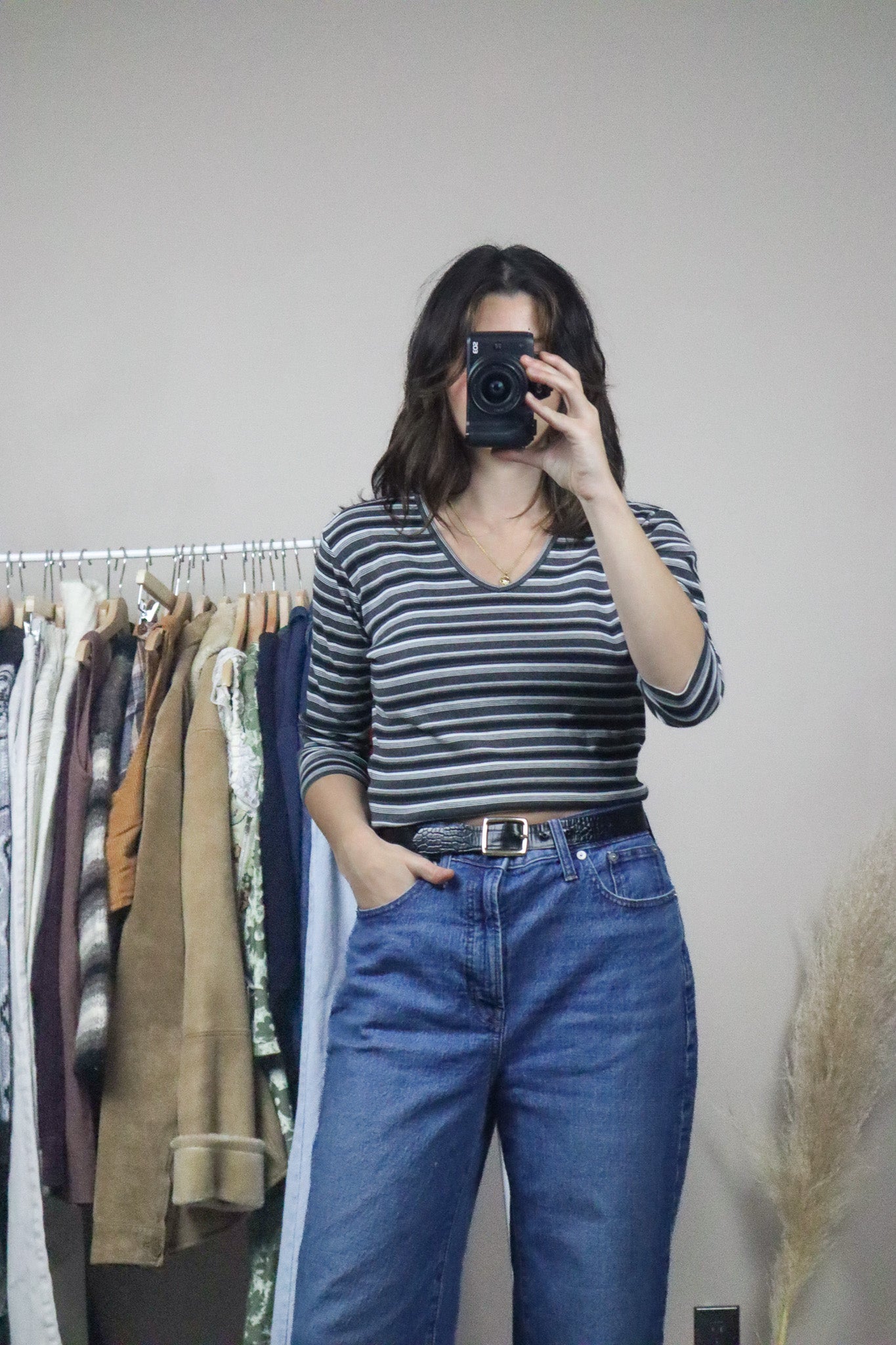 Vintage x Striped Top (M)
