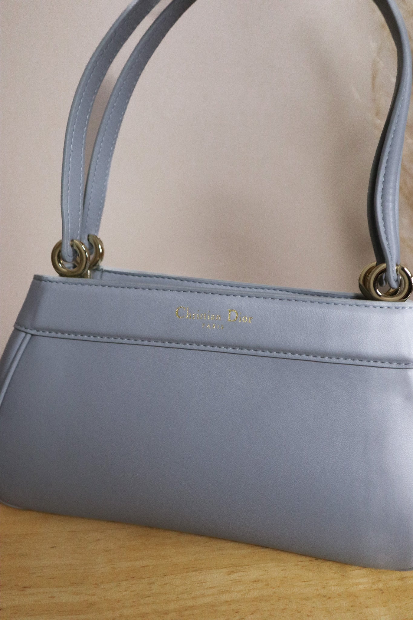 Made in Italy x 'Dior' x Leather Purse