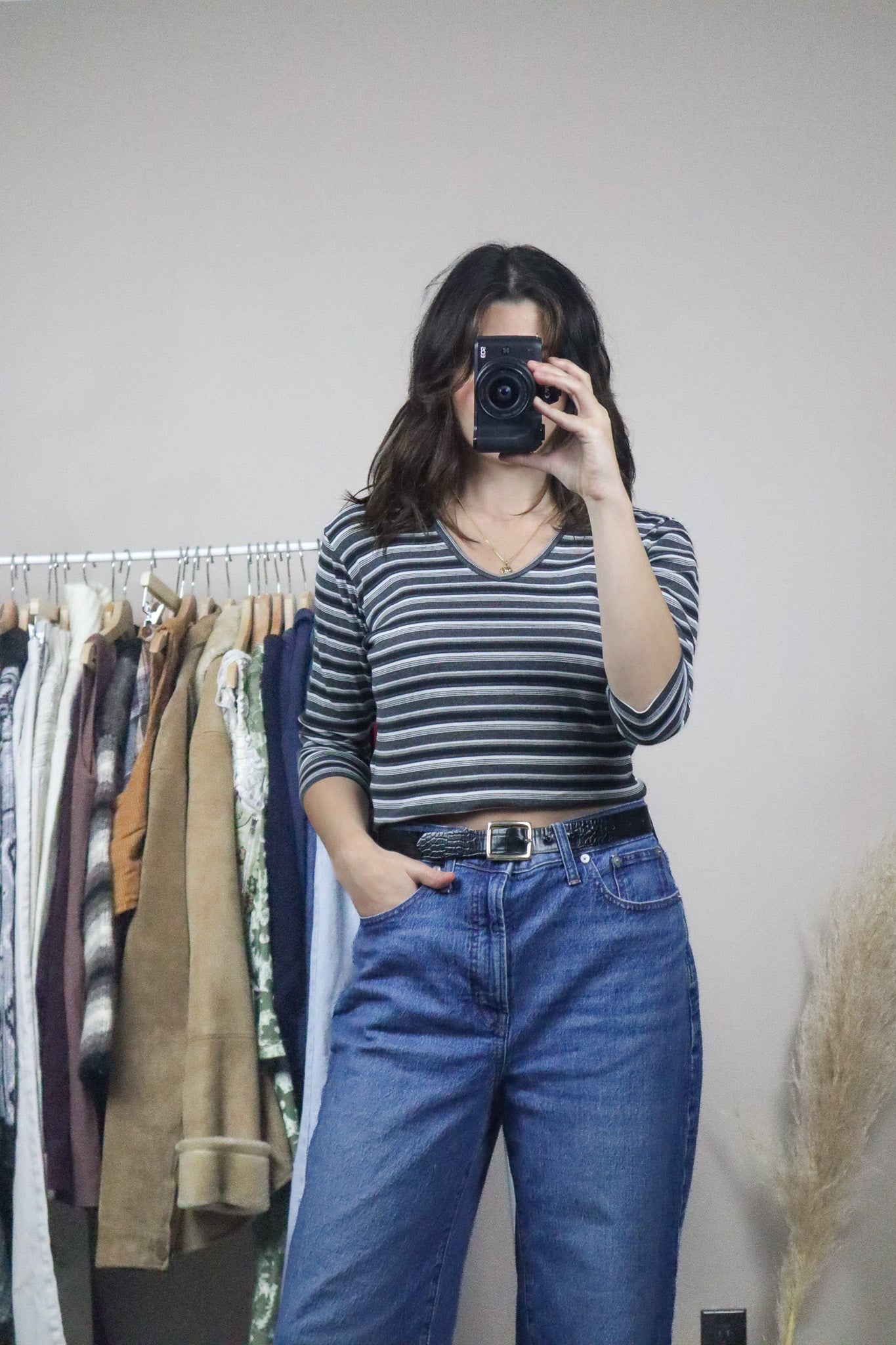 Vintage x Striped Top (M)
