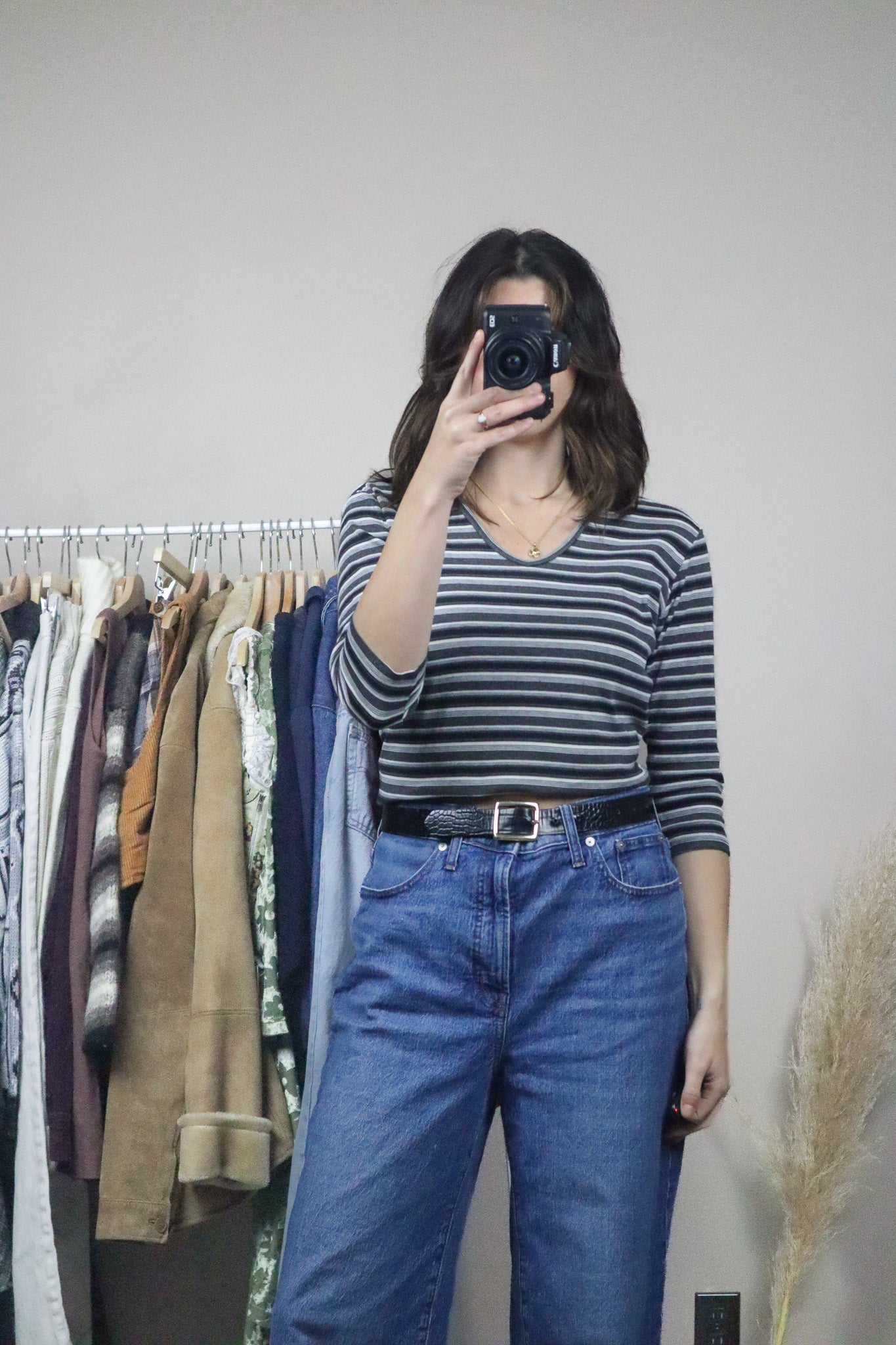 Vintage x Striped Top (M)
