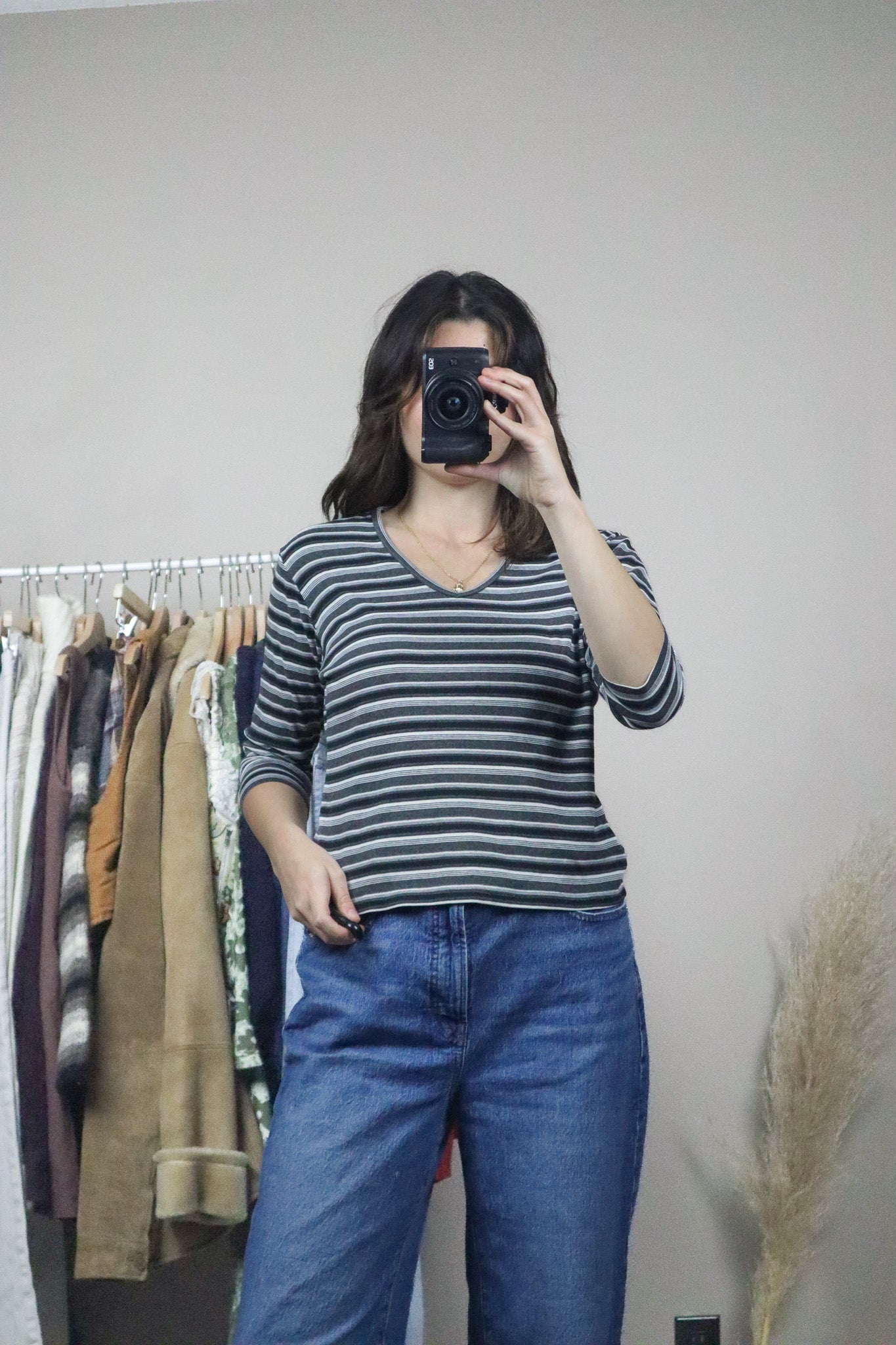 Vintage x Striped Top (M)