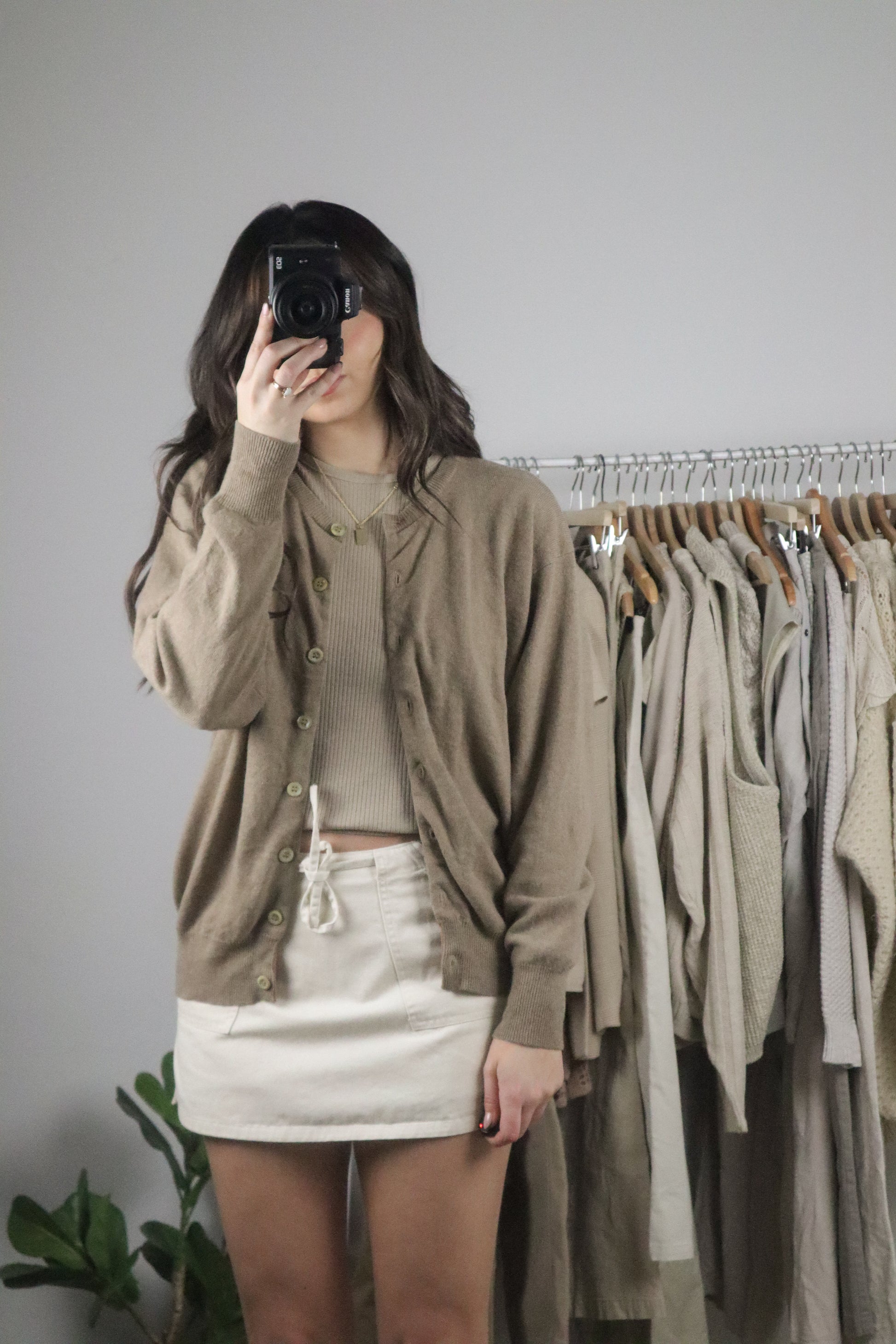 Vintage x Cashmere Cardigan (S)
