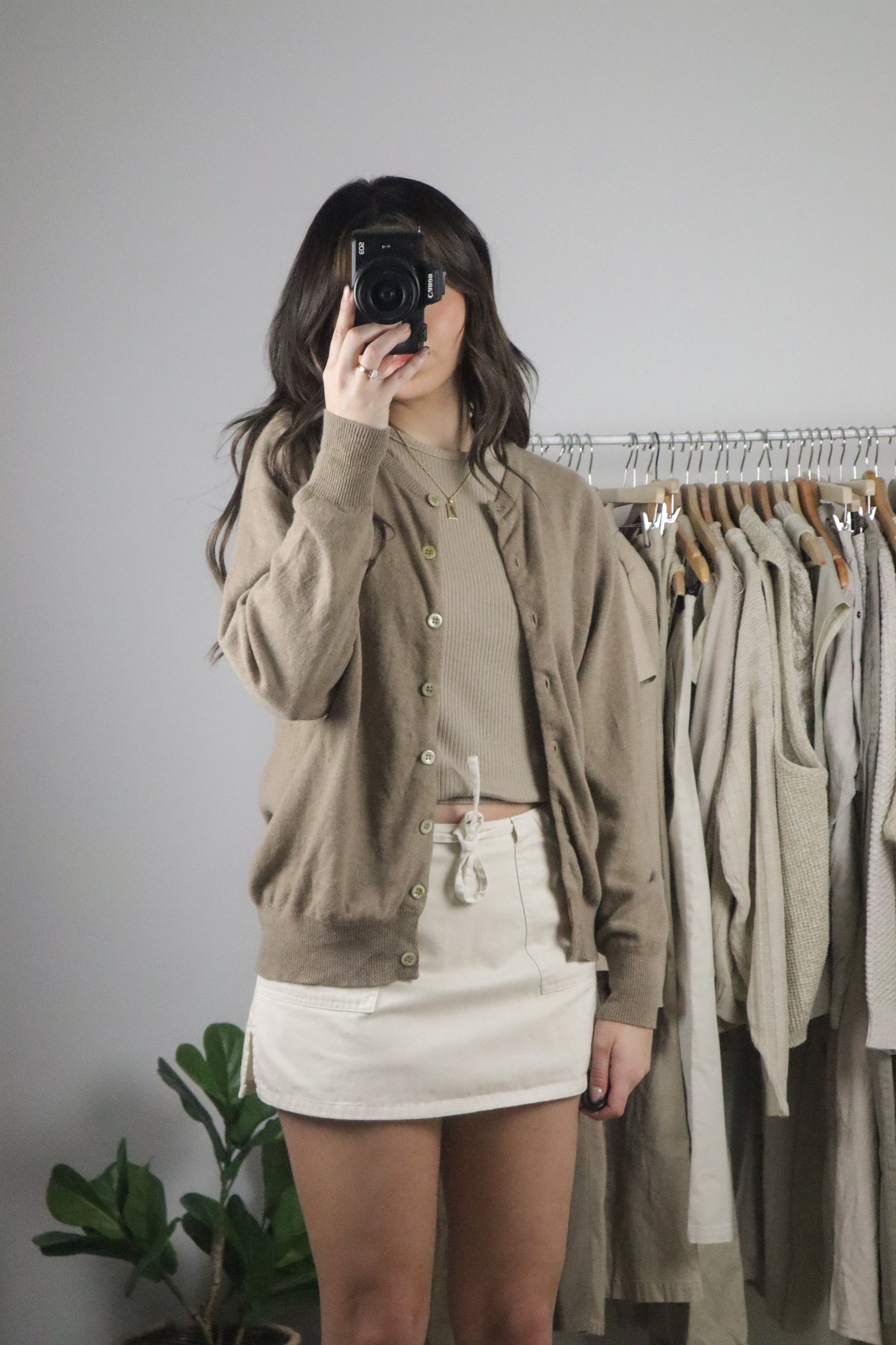 Vintage x Cashmere Cardigan (S)