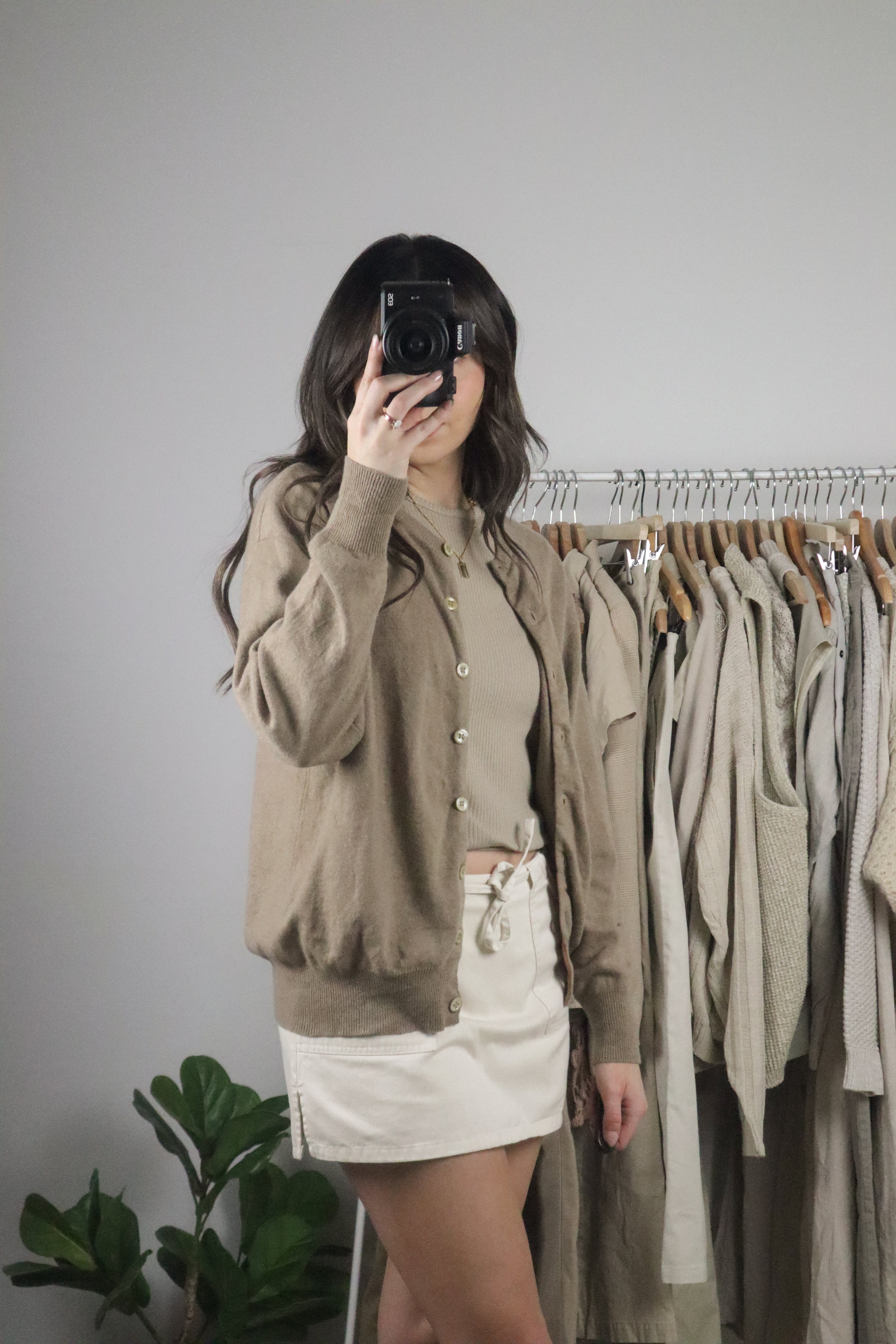 Vintage x Cashmere Cardigan (S)