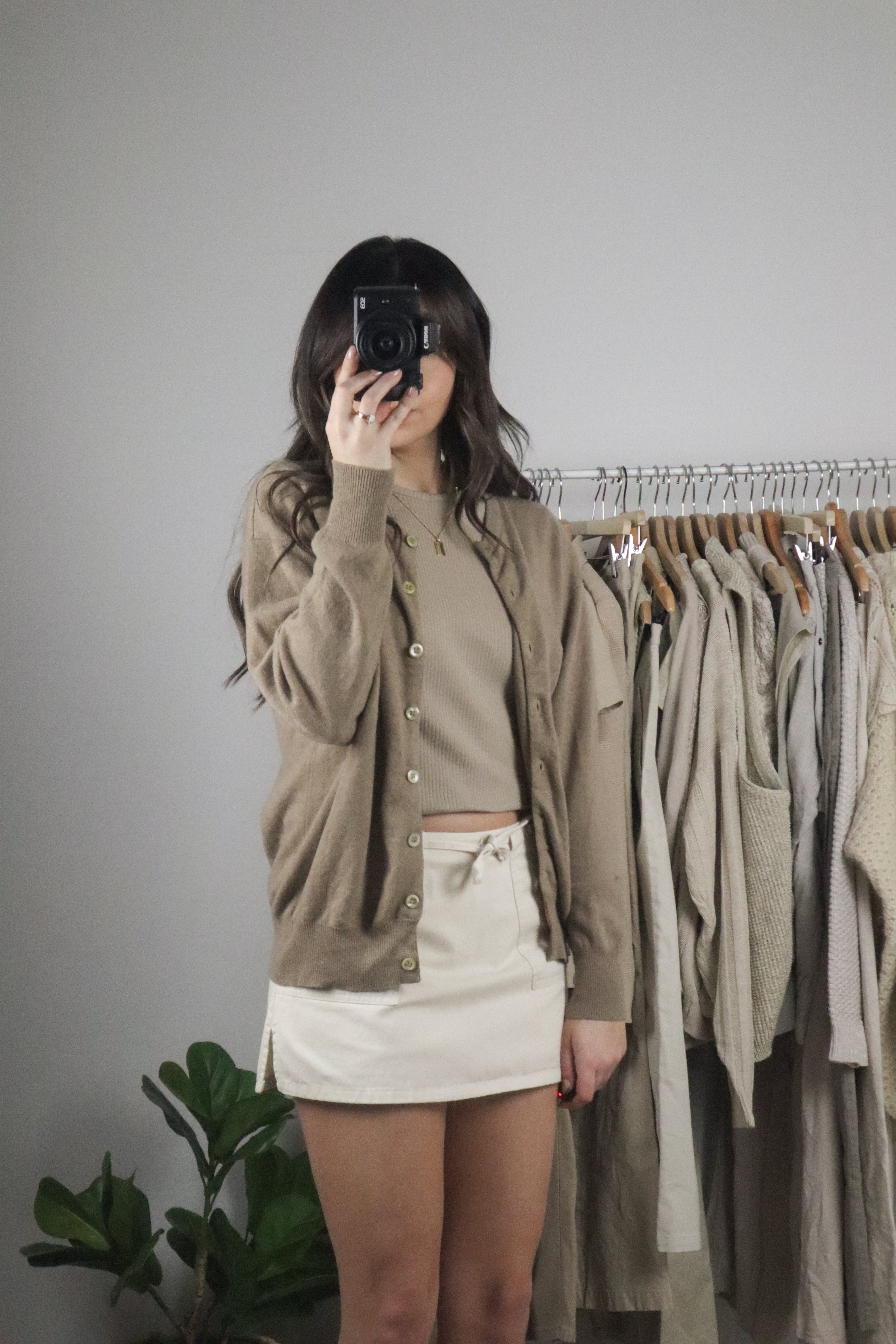 Vintage x Cashmere Cardigan (S)