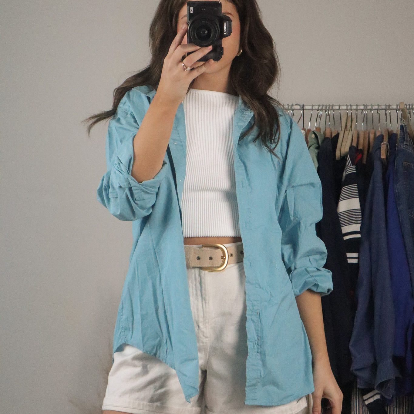 Vintage x Button Up (L)